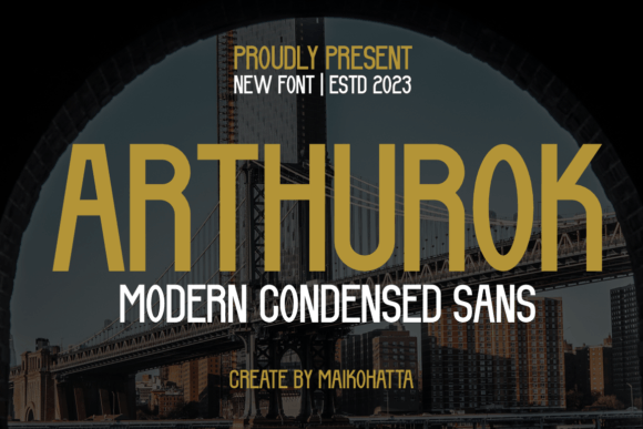 Arthurok: A Sleek Font for Creative Makers