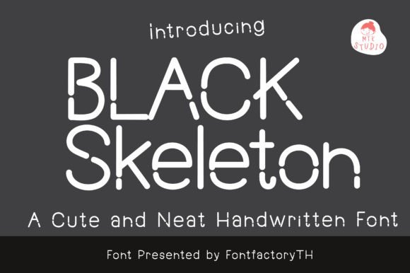 Blackskeleton: A Bold Font for Creative Projects