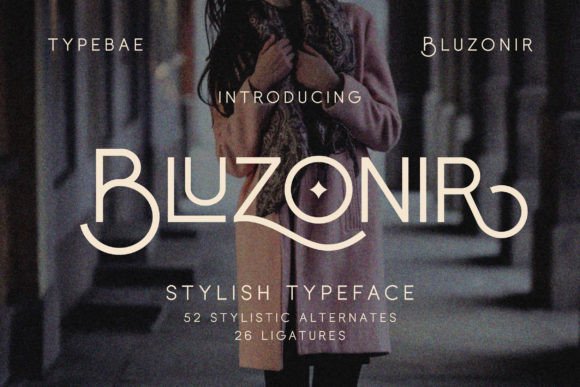 Bluzonir: A Font for Polished Branding