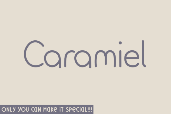 Caramiel: A Handwritten Sans Serif for Web Design