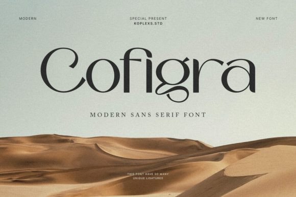 Cofigra: A Classy Sans Serif for Creative Projects