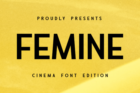 Femine: A Bold Sans Serif for Creative Projects
