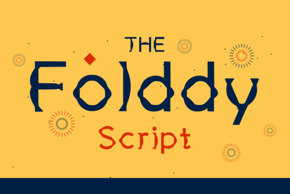 Folddyscript: A Playful Serif Font
