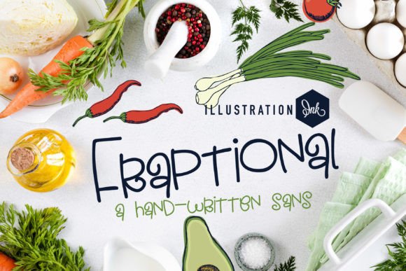 Fraptional: A Whimsical Script Font