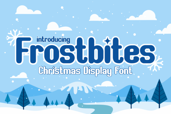 Frostbites: A Christmas Font for Creative Design