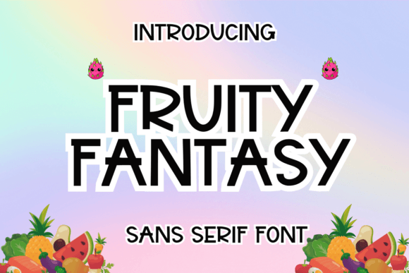 Fruity Fantasy Font for Creative Campaigns