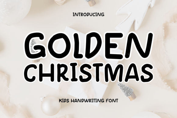 Goldern Christmas Font