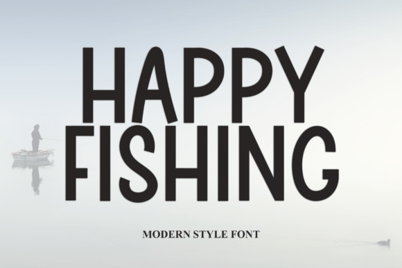 Happy Fishing Font for Business
