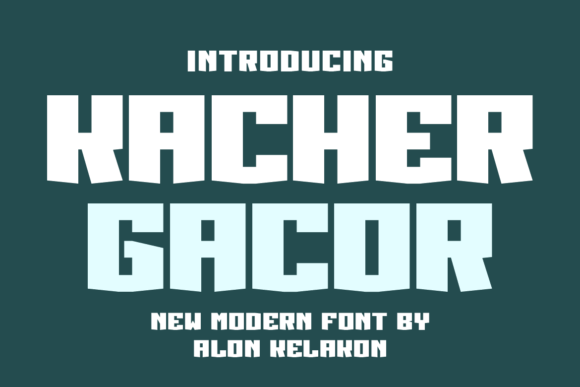 Kacher Gacor: A Font for Editorial Flow