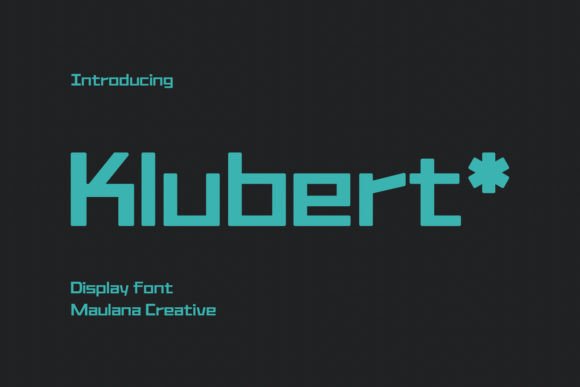 Klubert: A Smart Font for Small Business