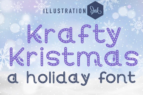 Krafty Kristmas: A Festive Font for Creative Projects