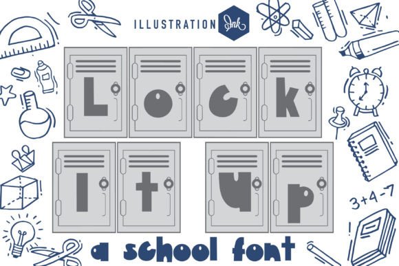 Lock It Up Font for Creative Makers