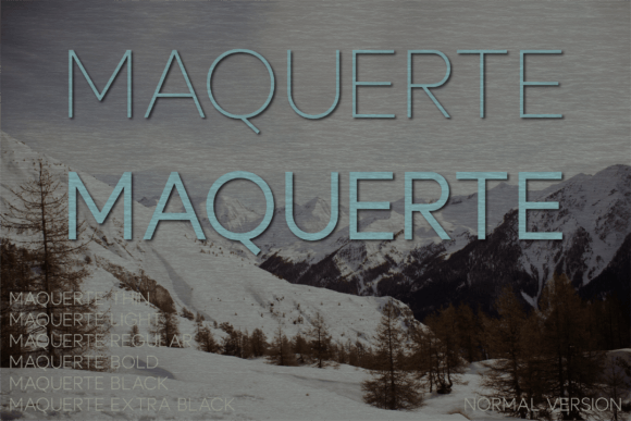 Maquerte: A Bold Sans Serif for Real-World Design