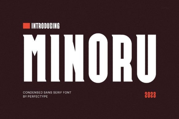 Minoru: A Balanced Sans Serif for Creative Projects