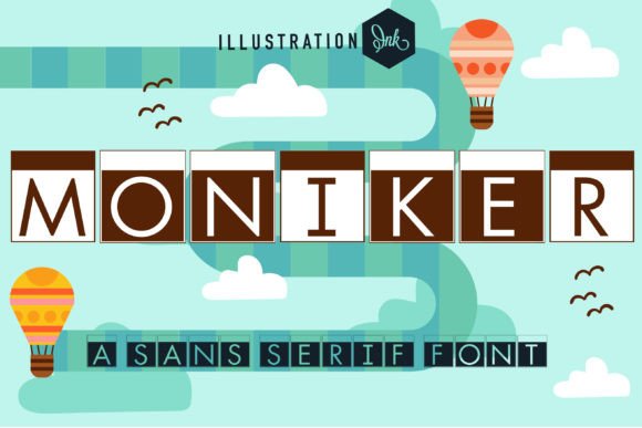 Moniker Font: Modern Sans Serif for Creative Projects