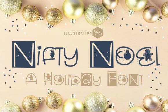 Nifty Noel: A Festive Font for Editorial Design