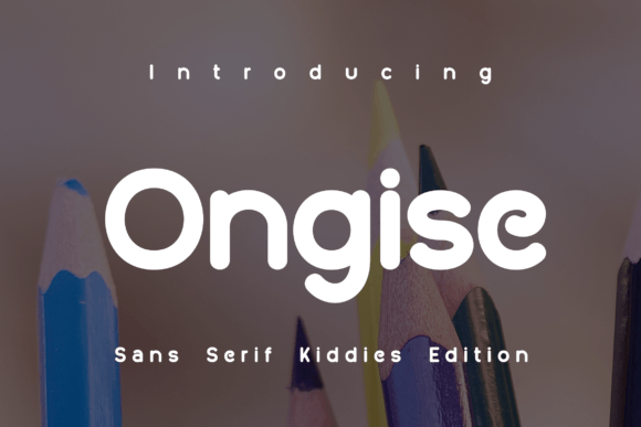 Ongise Monde: A Bold Sans Serif for Creative Brands