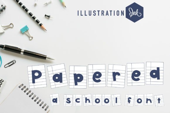 Papered: A Whimsical Font for Creative Projects