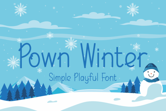 Pown Winter: A Stylish Font for Business