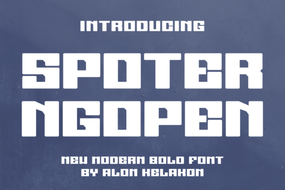 Spoter Ngopen: A Font That Elevates Your Brand