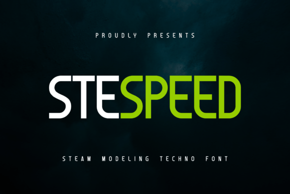 Stespeed: A Bold Font for Creative Makers