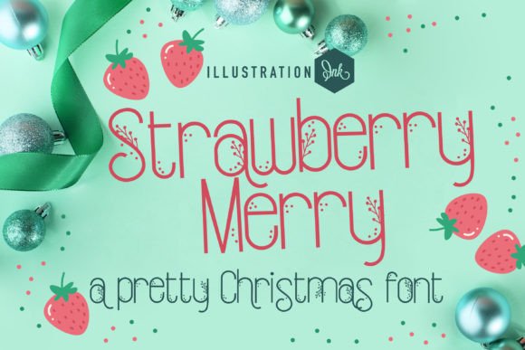 Strawberry Merry Font for Business