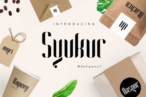 Syukur: A Serif Font for Elegant Design